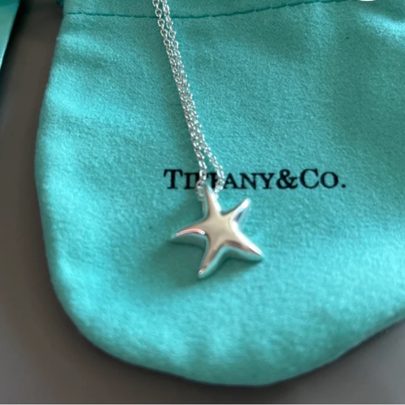Tiffany & Co. Jewelry - Tiffany & Co Silver starfish pendant necklace
